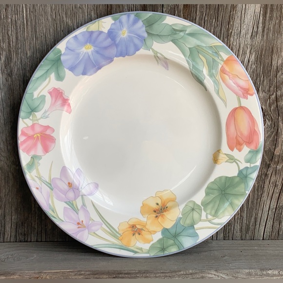 Vintage Discontinued Mikasa Optima SPRING LEGACY 10.75” Dinner Plate Replacement - Picture 11 of 16